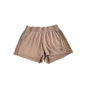 Adidas Girl's Originals 3‎ Stripes Cotton Short Pull On Ash Pearl Size Large